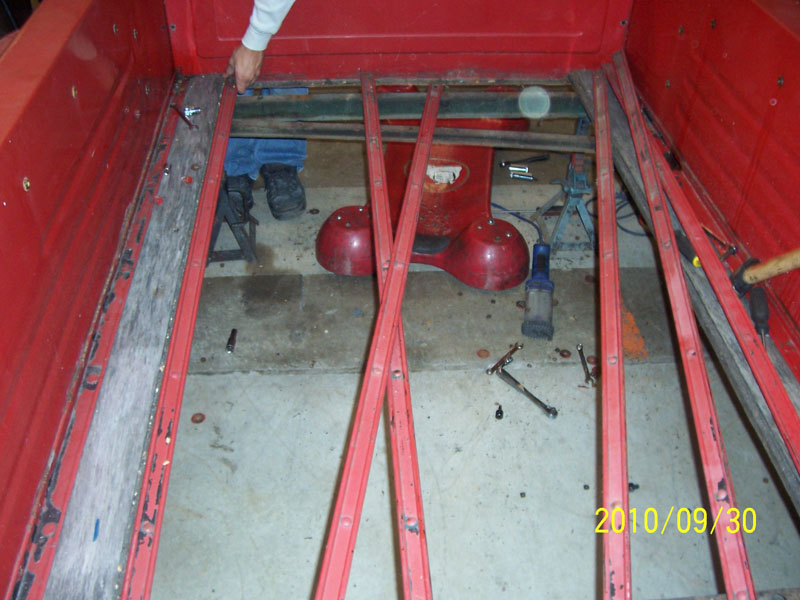 1955 Chevy Pickup restoration photo 6