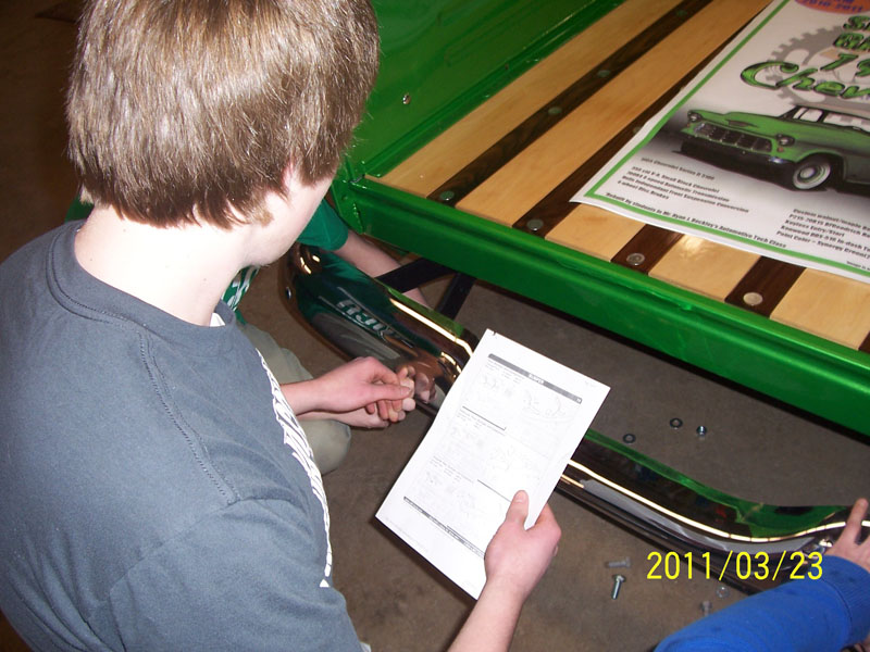 1955 Chevy Pickup restoration photo 18