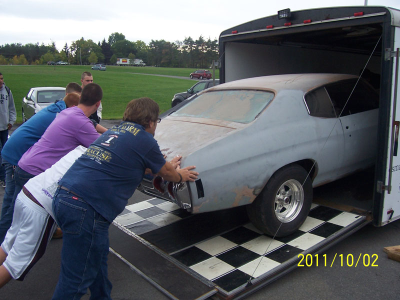 1972 Chevy Chevelle restoration photo 2