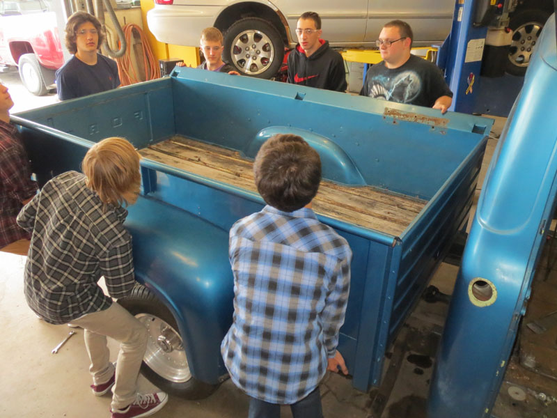 1956 Ford F100 restoration photo 5