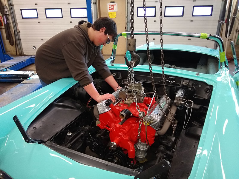 1955 Ford Thunderbird restoration photo 6