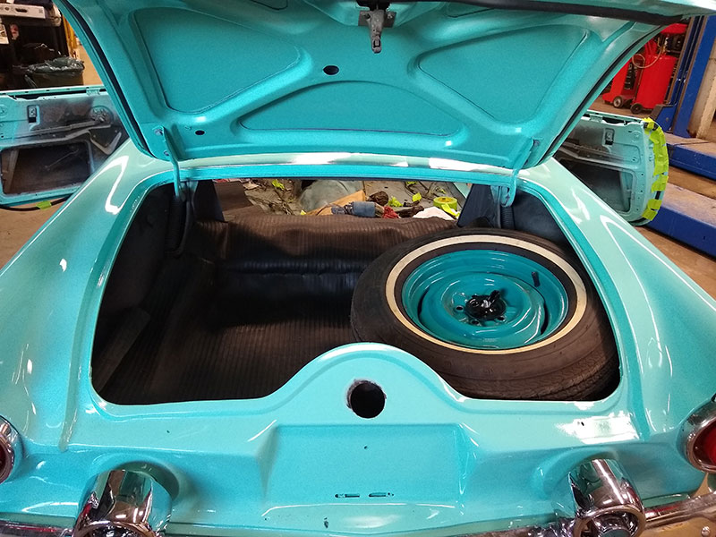 1955 Ford Thunderbird restoration photo 7