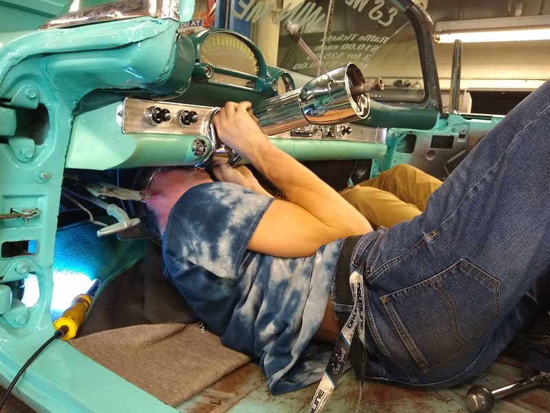 1955 Ford Thunderbird restoration photo 10