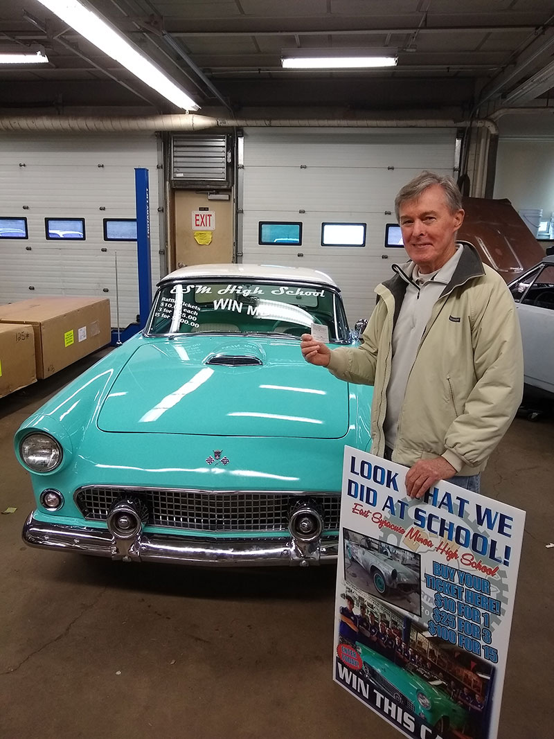 1955 Ford Thunderbird restoration photo 13