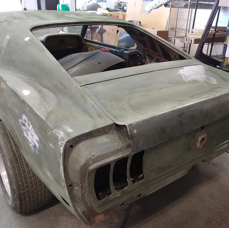 1969 Ford Mustang Mach 1 restoration photo 2