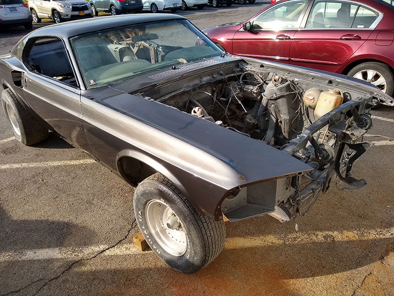 1969 Ford Mustang Mach 1 restoration photo 15