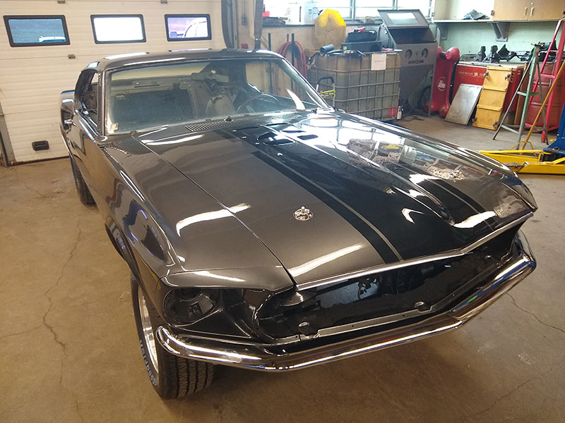 1969 Ford Mustang Mach 1 restoration photo 16