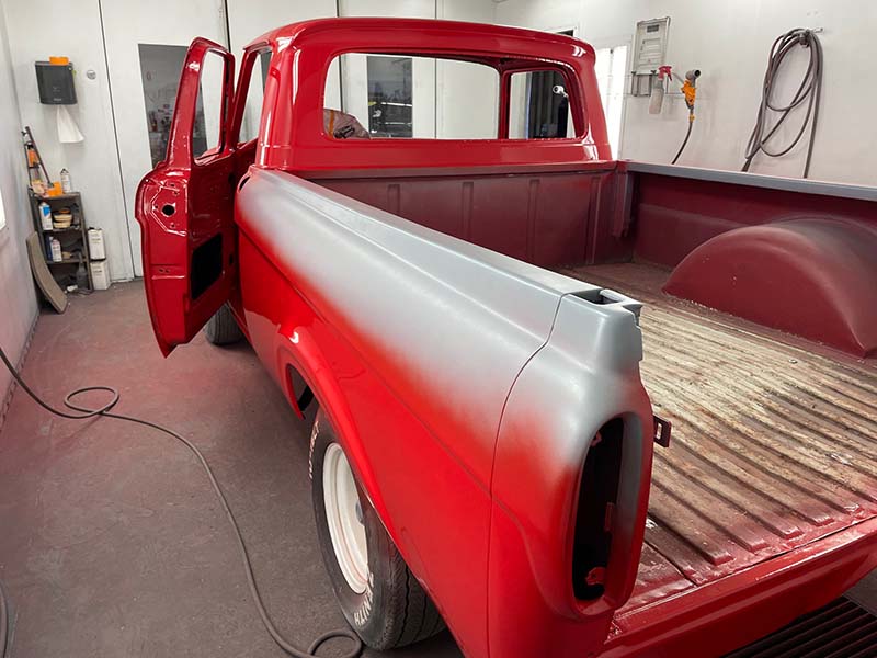 1961 Ford F100 restoration photo 2
