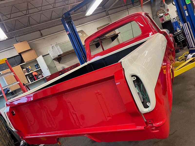 1961 Ford F100 restoration photo 6