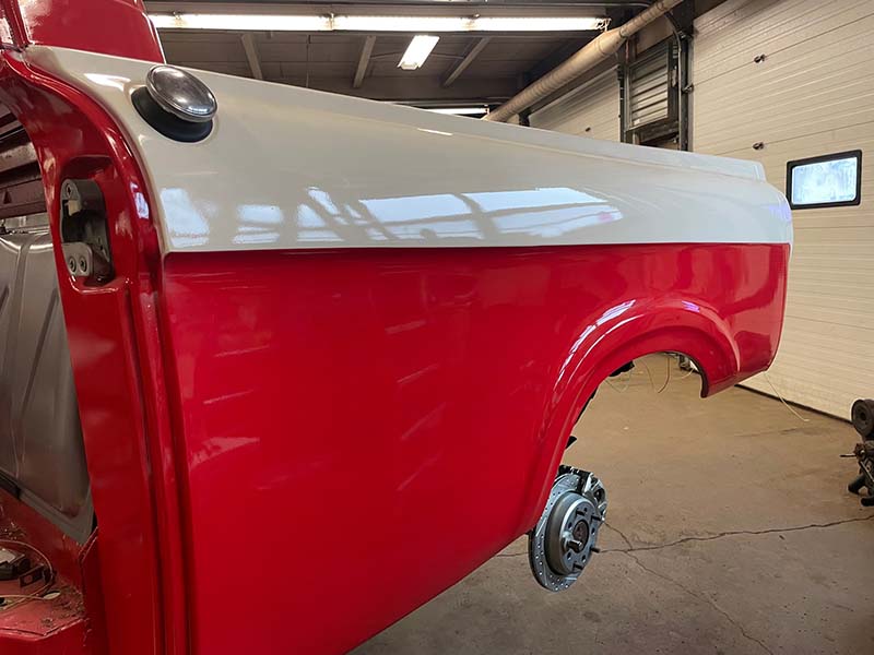 1961 Ford F100 restoration photo 7