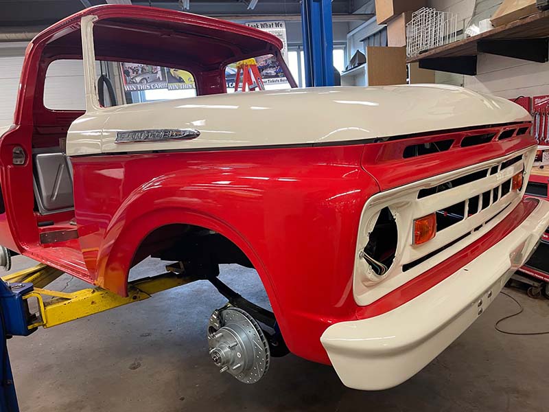 1961 Ford F100 restoration photo 9