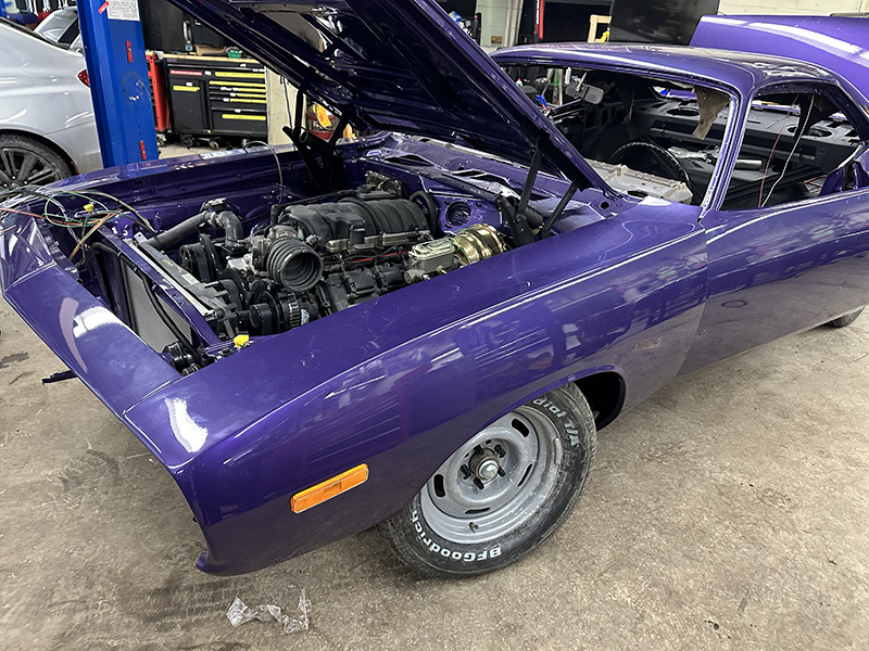 1972 Plymouth Barracuda restoration photo 23