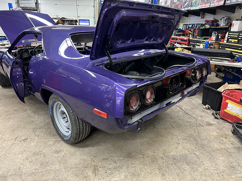 1972 Plymouth Barracuda restoration photo 24