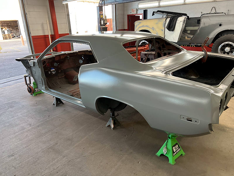 1972 Plymouth Barracuda restoration photo 2