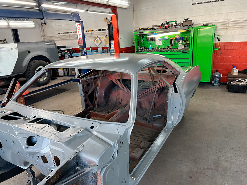 1972 Plymouth Barracuda restoration photo 3