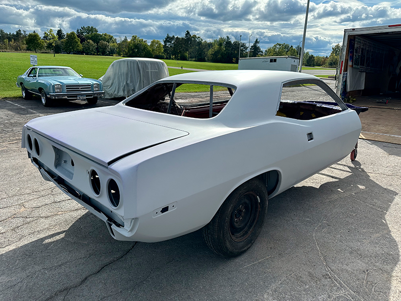 1972 Plymouth Barracuda restoration photo 14